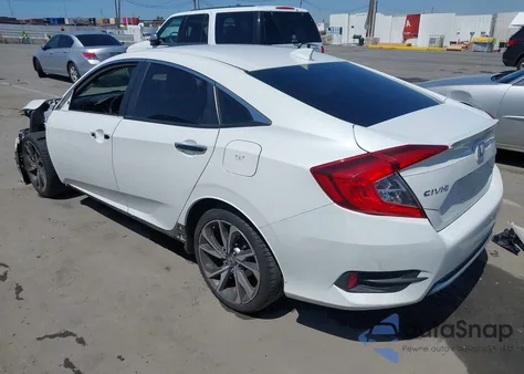 2019 Honda Civic Touring из США, поврежденный, VIN JHMFC1F90KX008282